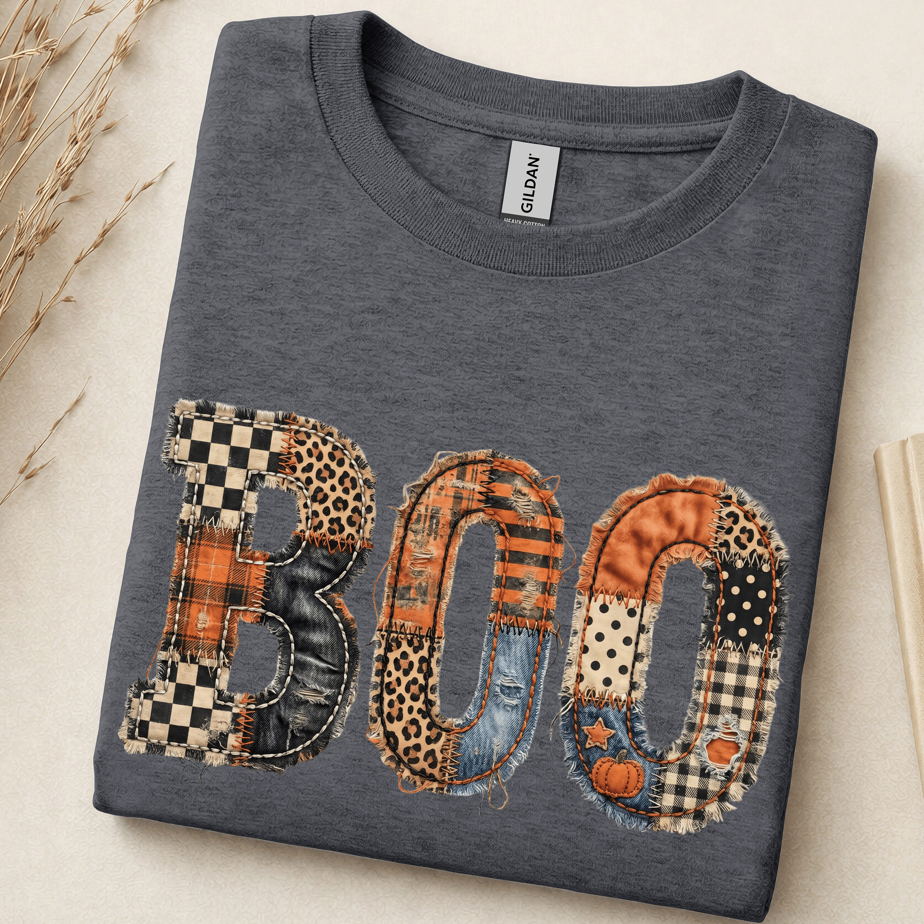 Boo Patchwork Long Sleeve