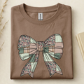 Camo Patchwork Bow Sweatshirt