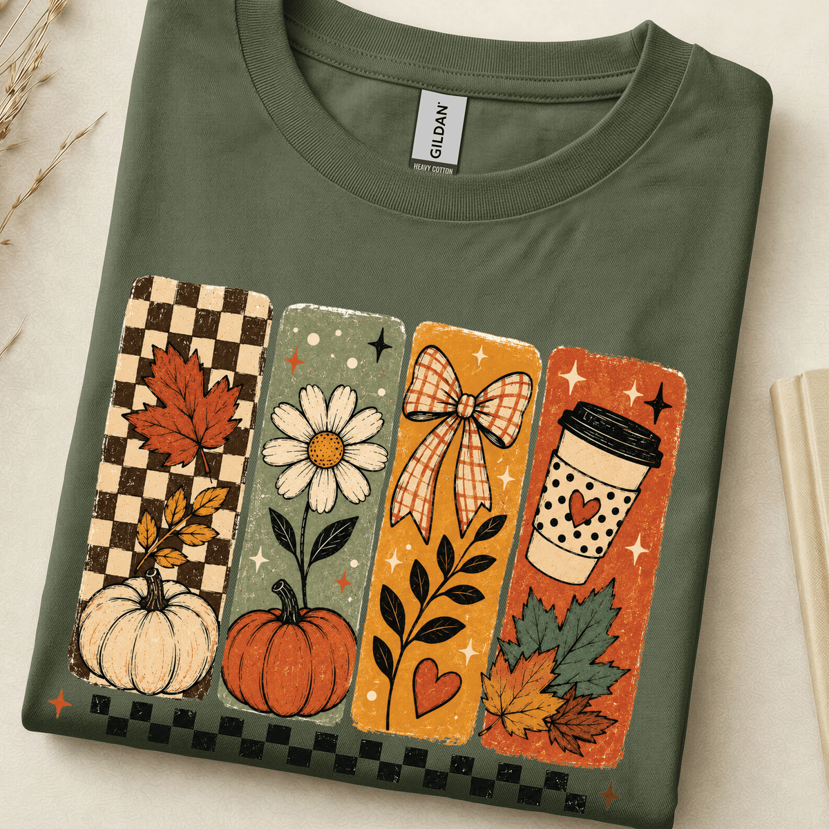 Fall Daisy Retro