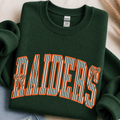 Raiders Pinstripe Bows Sweatshirt