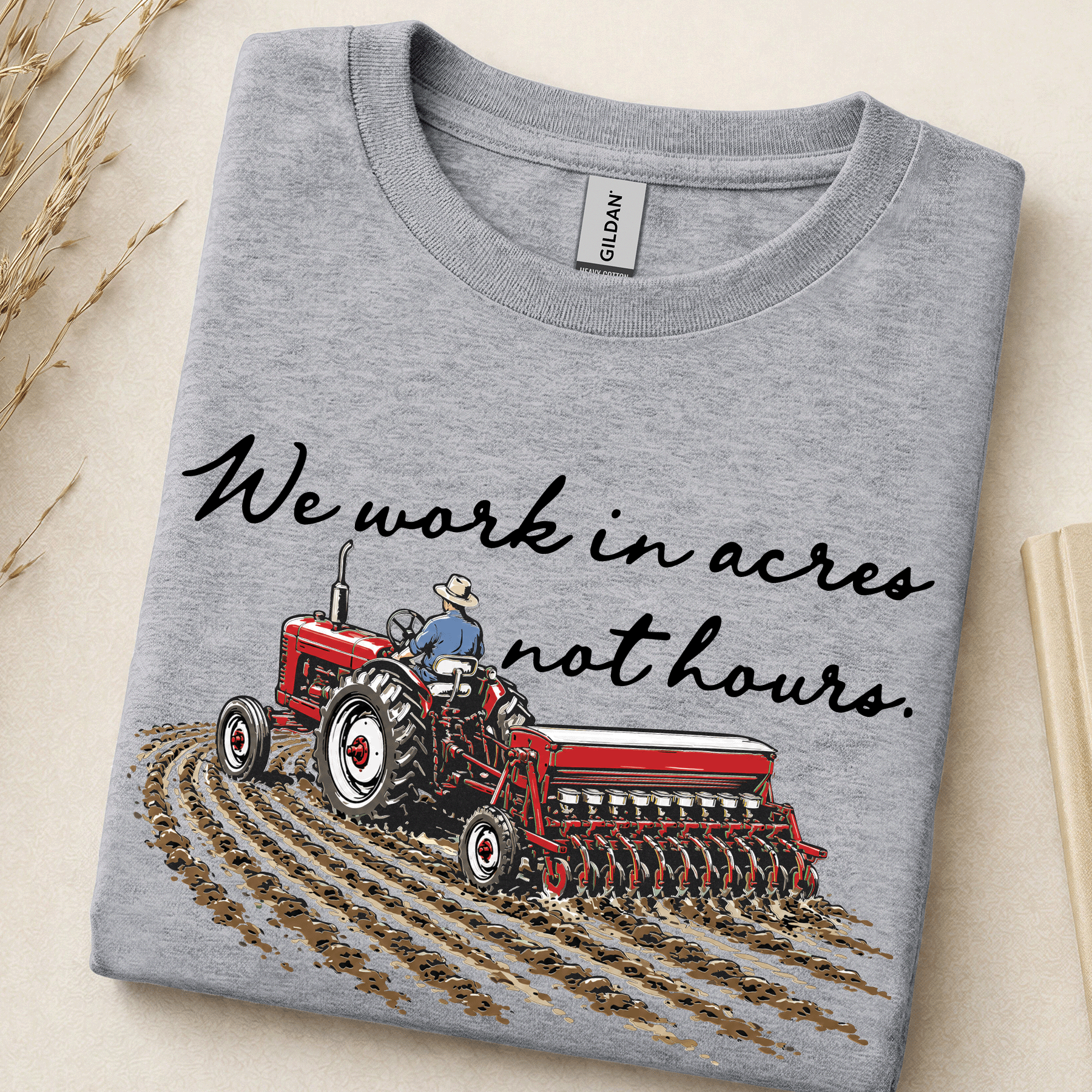 We work in acres (Red)