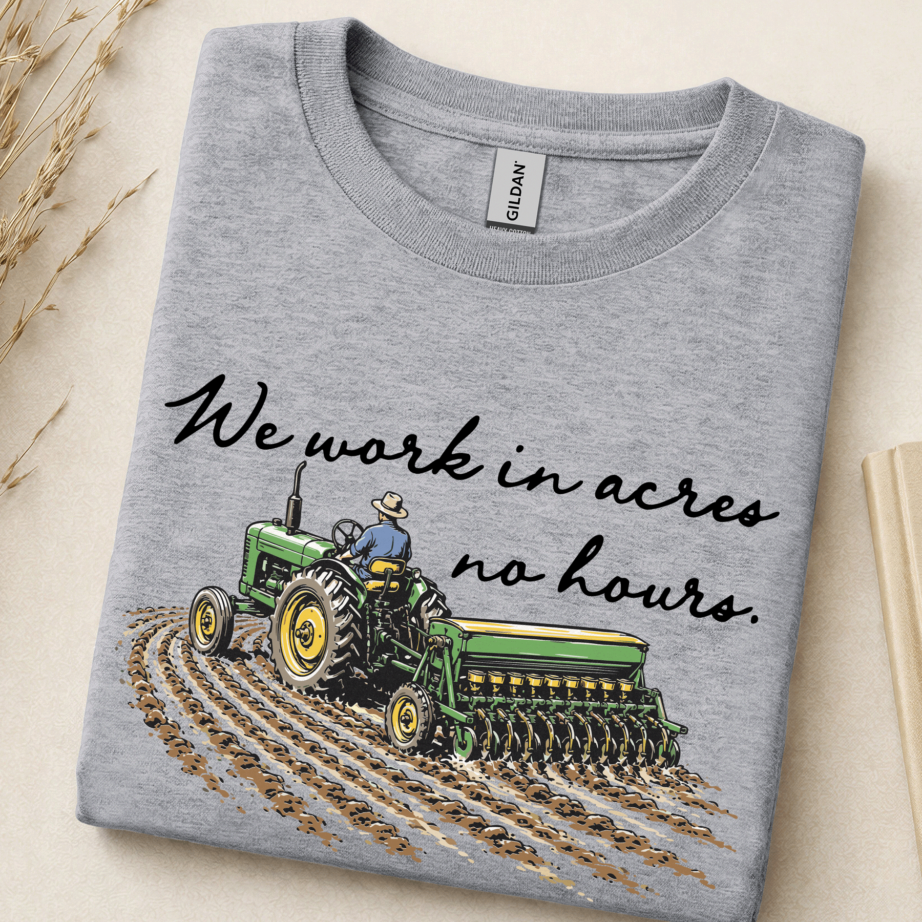 We work in acres